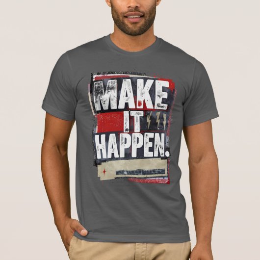 Alles geschehen - Motivierend T - Shirt (Vorderseite)
