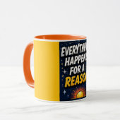 Alles geschieht aus einem Grund  Tasse (Vorderseite Links)