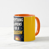 Alles geschieht aus einem Grund  Tasse (VorderseiteRechts)