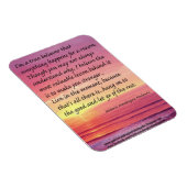 Alles geschieht aus einem Grund Zitat Magnet. Magnet (Rechte Seite)