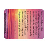 Alles geschieht aus einem Grund Zitat Magnet. Magnet (Horizontal)