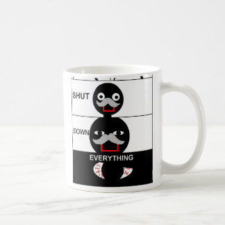 Alles geschlossen Kaffee-Tasse Kaffeetasse