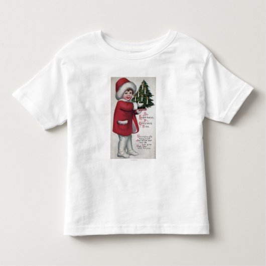 Alles Glück an den WeihnachtsGezeiten Kleinkind T-shirt (Vorderseite)