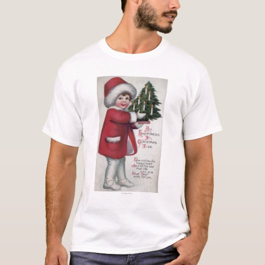 Alles Glück an den WeihnachtsGezeiten T-Shirt (Vorderseite)