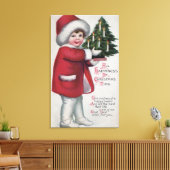 Alles Glück bei Weihnachten Leinwanddruck (Insitu (Wohnzimmer))