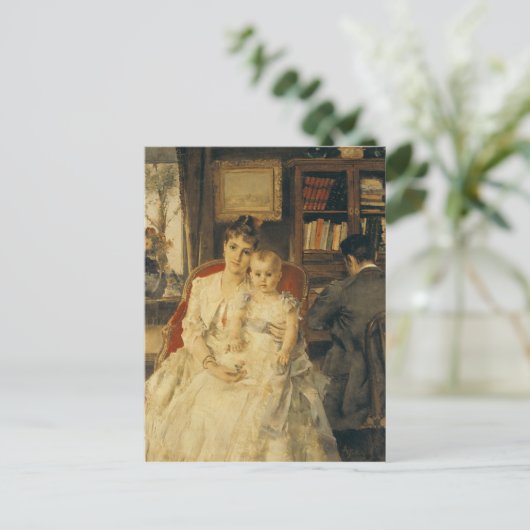 Alles Glück c.1880 Postkarte (Stehend Vorderseite)