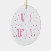 Alles glücklich - Fun Quote Ornament (Rechts)