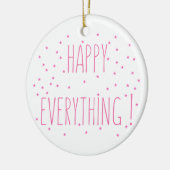 Alles glücklich - Fun Quote Ornament (Links)