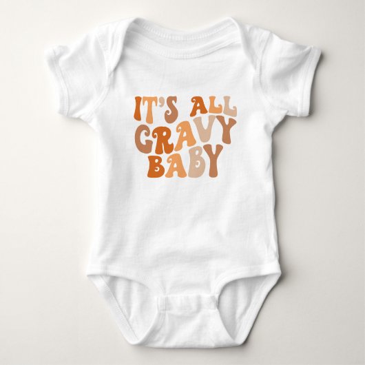 Alles Gravy Baby - Funny Erntedank Baby Body Baby Strampler (Vorderseite)
