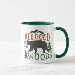 Alles Gut Im Wald Forst Schwarzbär Camping Tasse