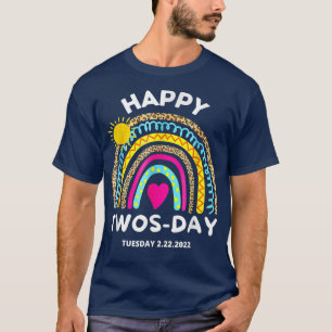 Alles Gute 22222 Zweitägige Dienstag, 22. Februar  T-Shirt