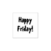 Alles Gute am Freitag! Text Gummistempel (Prägung)