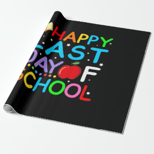 Alles Gute am letzten Tag des Abschlusses Geschenkpapier
