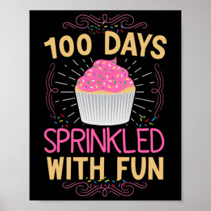 Alles Gute an 100 Schultagen 100 Tage mit Fu Poster