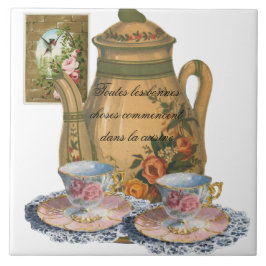 Alles Gute beginnt in der Küche Fliese