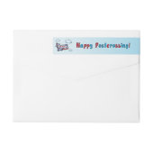 Alles Gute beim Postüberqueren! - Luftpost. (Rückseite)