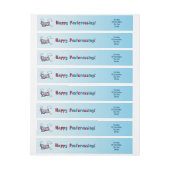 Alles Gute beim Postüberqueren! - Luftpost. (Bogen)