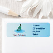 Alles Gute beim Postüberqueren! - Nachricht in ein (Insitu)