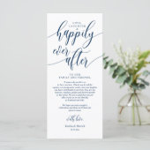 Alles Gute danach, setzen Sie Dankeschön Karten. Programm (Stehend Vorderseite)