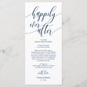 Alles Gute danach, setzen Sie Dankeschön Karten. Programm (Vorderseite)