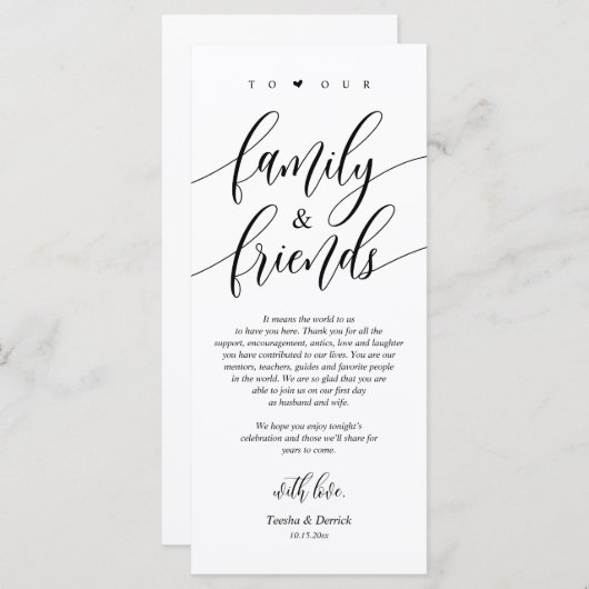 Alles Gute danach, setzen Sie Dankeschön Karten. Programm (Vorne/Hinten)