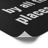 Alles Gute, das Sie Motivierend Angebot machen kön Poster (Ecke)