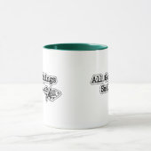 Alles Gute duftet wie Fish Funny Fishing Tasse (Zentrum)