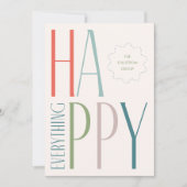 Alles Gute Einladung (Vorderseite)