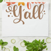 Alles Gute fällt Y'all Geschirrtuch (Gefaltet)