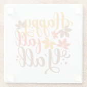 Alles Gute fällt Y'all Glasuntersetzer (Rückseite)