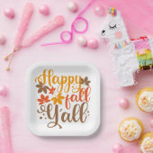 Alles Gute fällt Y'all Pappteller (Party)