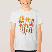 Alles Gute fällt Y'all Tri-Blend Shirt (Vorderseite)
