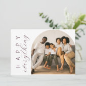 Alles Gute Feiertagskarte (Stehend Vorderseite)