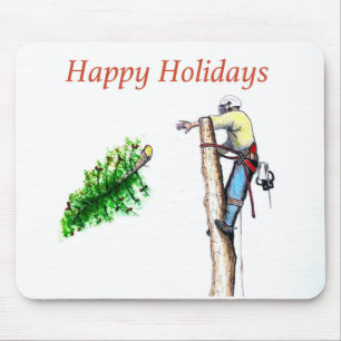 Alles Gute für alle Baumchirurgen und Arboristen Mousepad