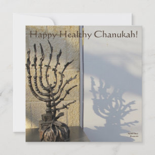 Alles Gute für Chanukah! Mitteilungskarte