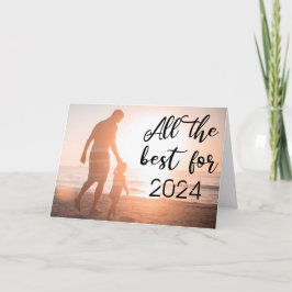 Alles Gute für das Minimalistische Foto des neuen  Feiertagskarte