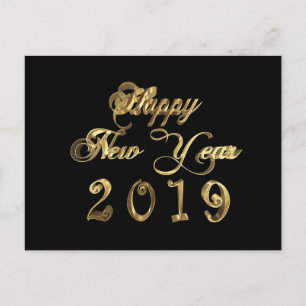 Alles Gute für das neue Jahr 2019 Postkarte