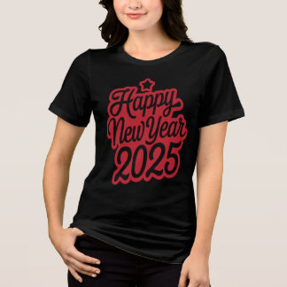 Alles Gute für das neue Jahr 2025 T - Shirt für Gr