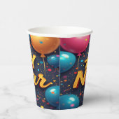 Alles Gute für das neue Jahr Pappbecher (Rechts)