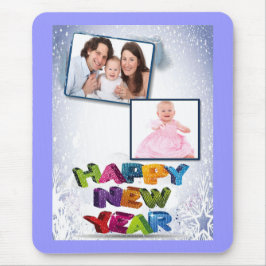 Alles Gute für das neue Jahr, wenn Sie Ihren Foto- Mousepad