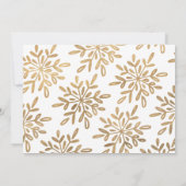 Alles Gute für das Whimsy Gold Script Holiday Foto (Rückseite)