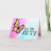 Alles Gute für den Hübschen Schmetterling Karte (Vorderseite)