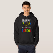 Alles Gute für den letzten Schullehrertag Hoodie (Vorne ganz)