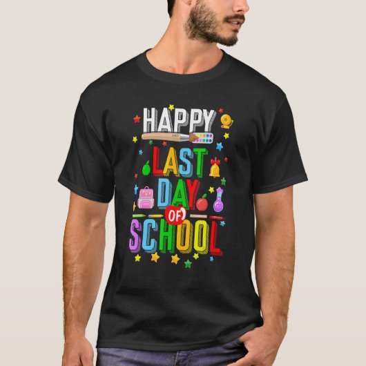 Alles Gute für den letzten Schultag T-Shirt (Vorderseite)