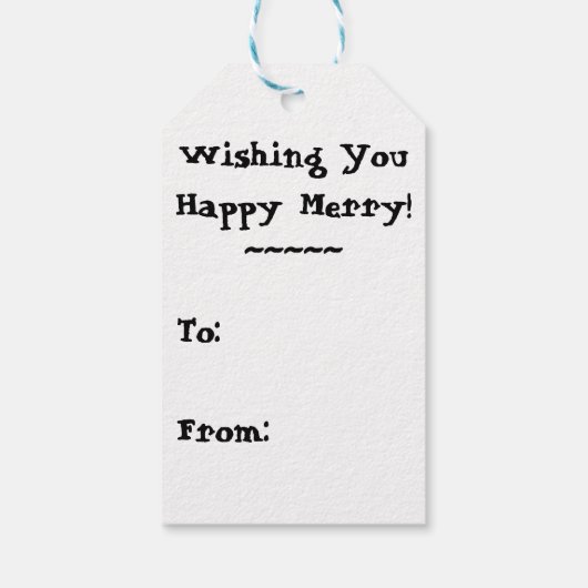 Alles Gute! Geschenkanhänger. Geschenkanhänger (Rückseite)