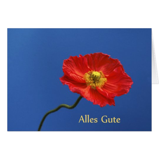 Alles Gute Grusskarte Karte