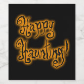 Alles Gute! | Halloween Weinetikett (Einzelnes Label)