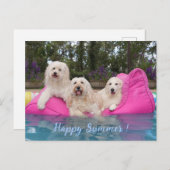 Alles Gute im Sommer! Postkarte (Vorne/Hinten)