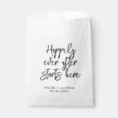 Alles Gute, immer wieder hier angefangen Geschenktütchen (Vorderseite)