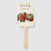 Alles Gute nach BOHO Retro-Blumenstrauß Fächer (Rückseite)